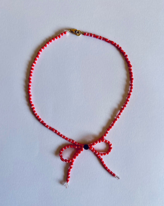 Bow Necklace Rosa & Rossa